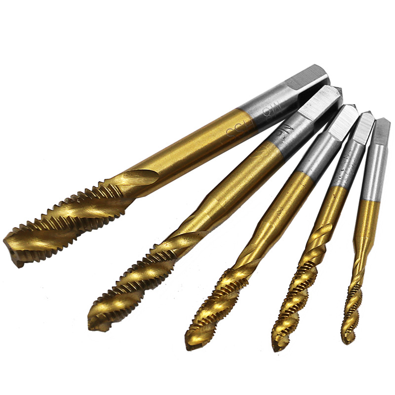 Wholesale supply of high-speed steel 6542 material M3M8 for titanium-coated spiral groove machine taps and hand metric taps Specification drawing