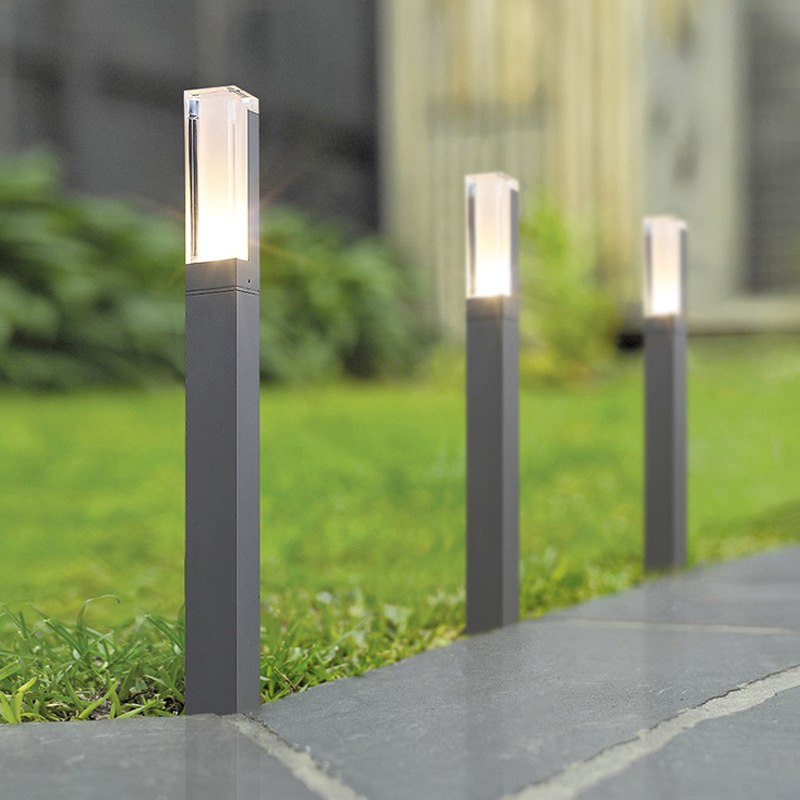 Outdoor acrylic lawn lights, led waterproof landscape courtyard lights, outdoor corridor garden and villa ground insert grass lights Specification drawing
