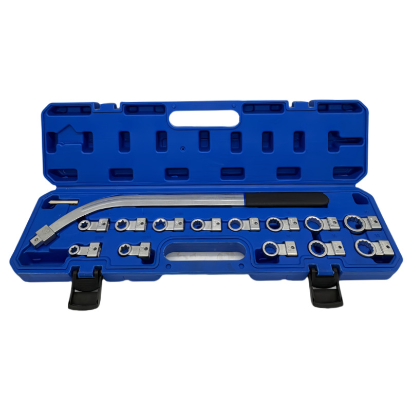 15-piece set of adjustable wrenches for car engine belts, special tools for disassembling and installing pulleys and tensioning idlers in auto repair undefined