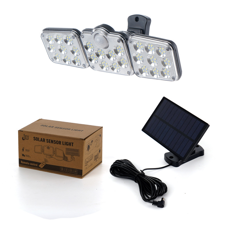 Hot-selling outdoor waterproof garden lamps, street lamps, solar lamps, split human body sensor wall lamps, garage ultra-bright sensor lamps Item Picture