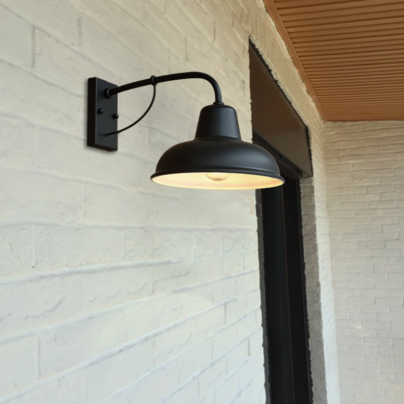 Cross-border retro LED outdoor wall lamps, outdoor villa and courtyard lamps, community exposed table lamps, exterior wall lamps manufacturer wholesale Specification drawing