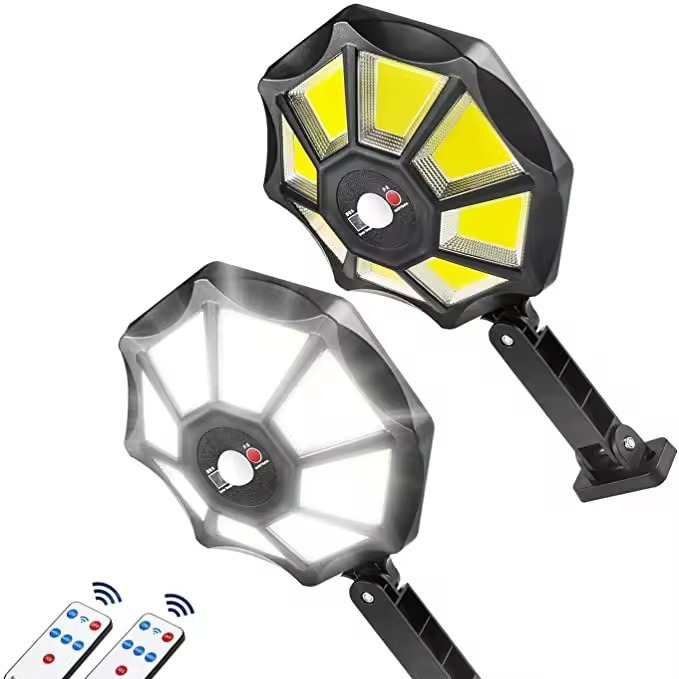 Cross-border solar street lamps, courtyard integrated human body sensor lamps, LED outdoor wall lamps, waterproof open-air road lamps full figure