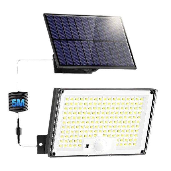 Cross-border exclusive solar human body sensor lights, outdoor split garden lights, smart charging wall lights, garage lighting Item Picture