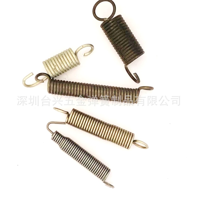 Hot-selling 304 stainless steel tension spring, positive and negative electrode battery compartment button, pig nose buckle earphone lift spring Item Picture