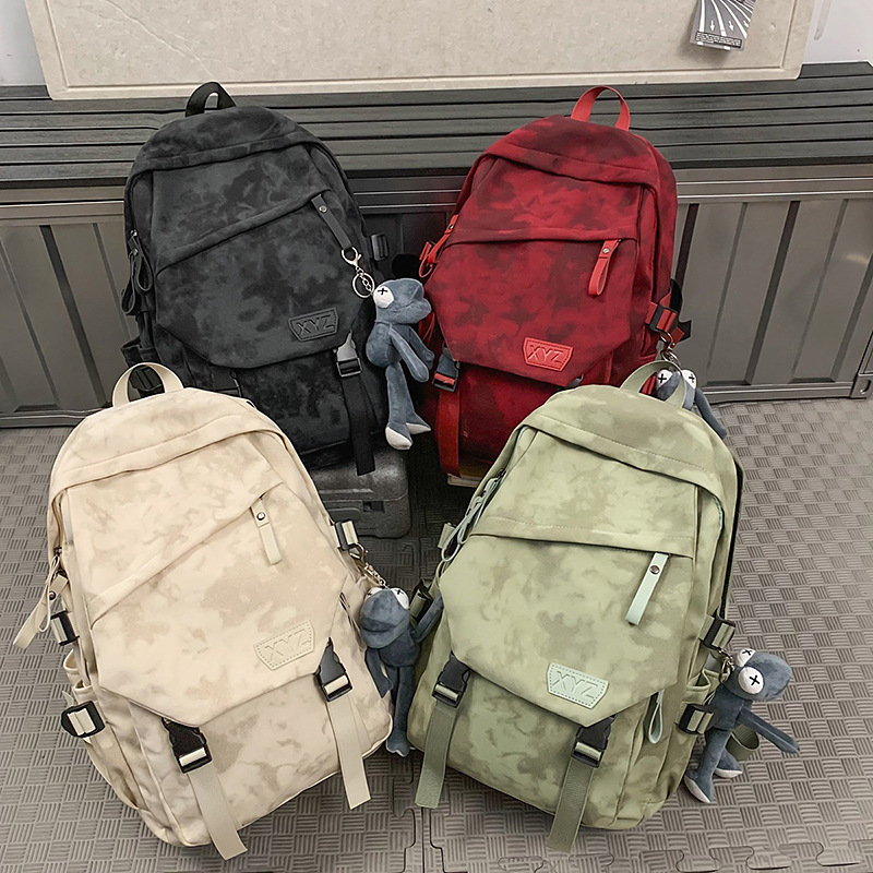 New cross-border backpack, Korean version for both men and women, casual and high-quality backpack, large-capacity computer backpack for campus classes Application Scenario