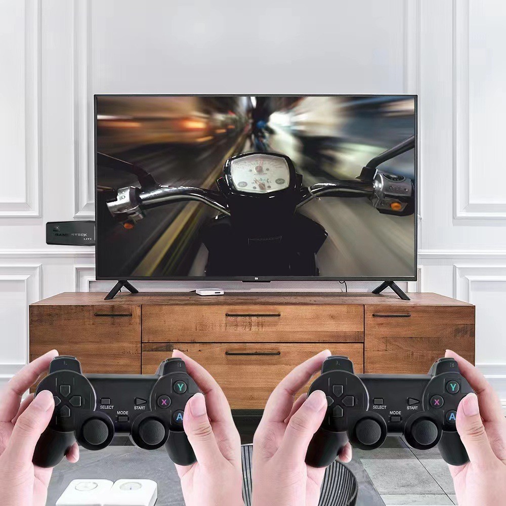 M8 Dual-player controller TV Game console HDMI TV Home Game Console 10,000 emulator 2.4G wireless Item Picture