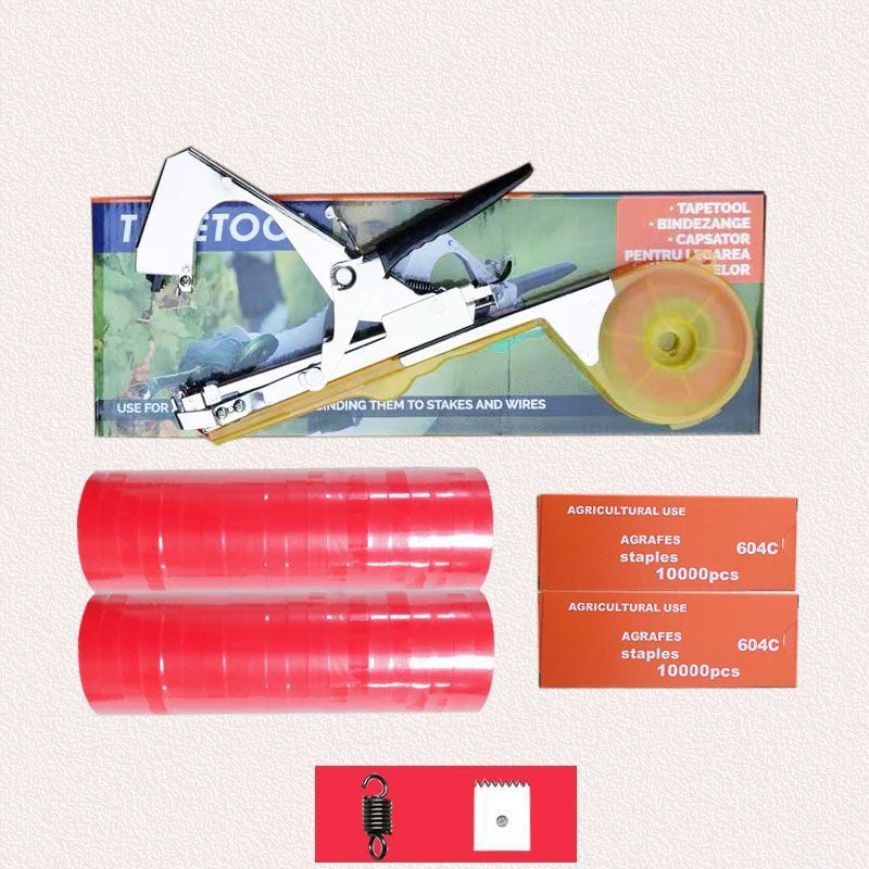 New type of branch binding machine, grape and tomato binding machine, tape, nail, cucumber and cherry tomato magic tool, vine binding gun undefined
