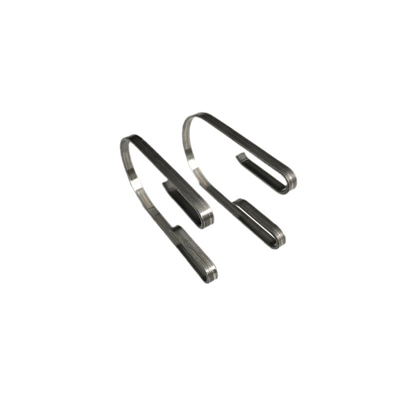 Batch production of 304 stainless steel special-shaped spring return spring, door lock bearing spring, flat wire large torsion spring Item Picture