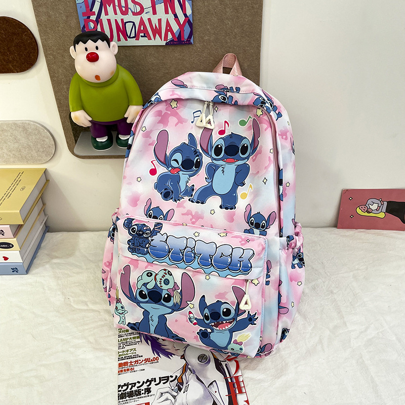 2025 New large-capacity, trendy and cool anime Stilzi kindergarten lightweight and cute children's schoolbag Specification drawing