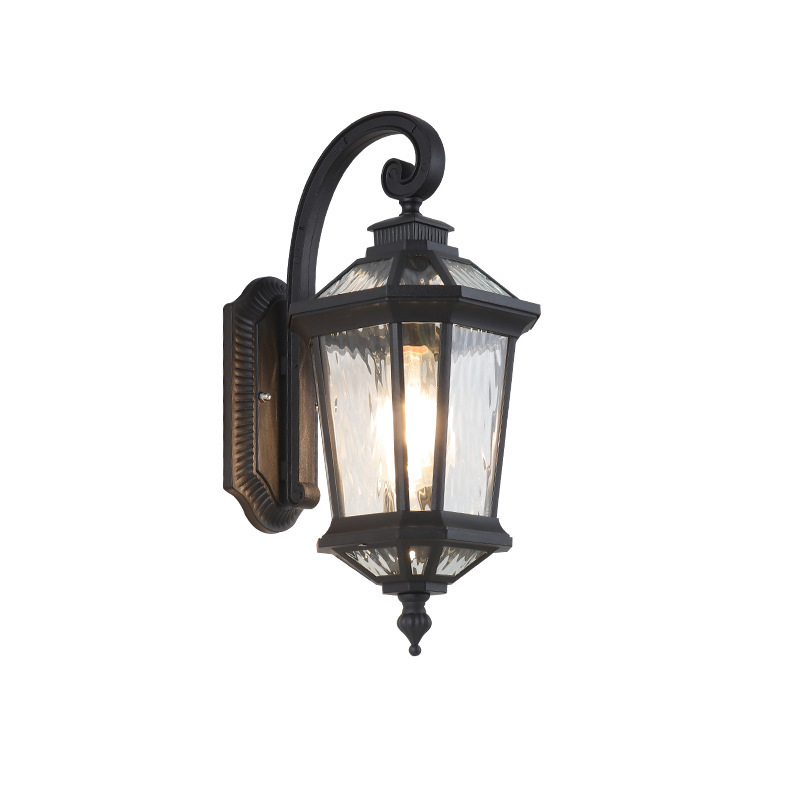 Outdoor wall lamps, American-style waterproof corridor lights, European-style antique outdoor balcony, villa courtyard gate lights, led Item Picture