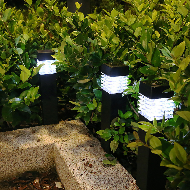 Solar-powered courtyard garden landscape outdoor lights, lawn ground insert lights, home yard decoration waterproof decorative night lights Specification drawing