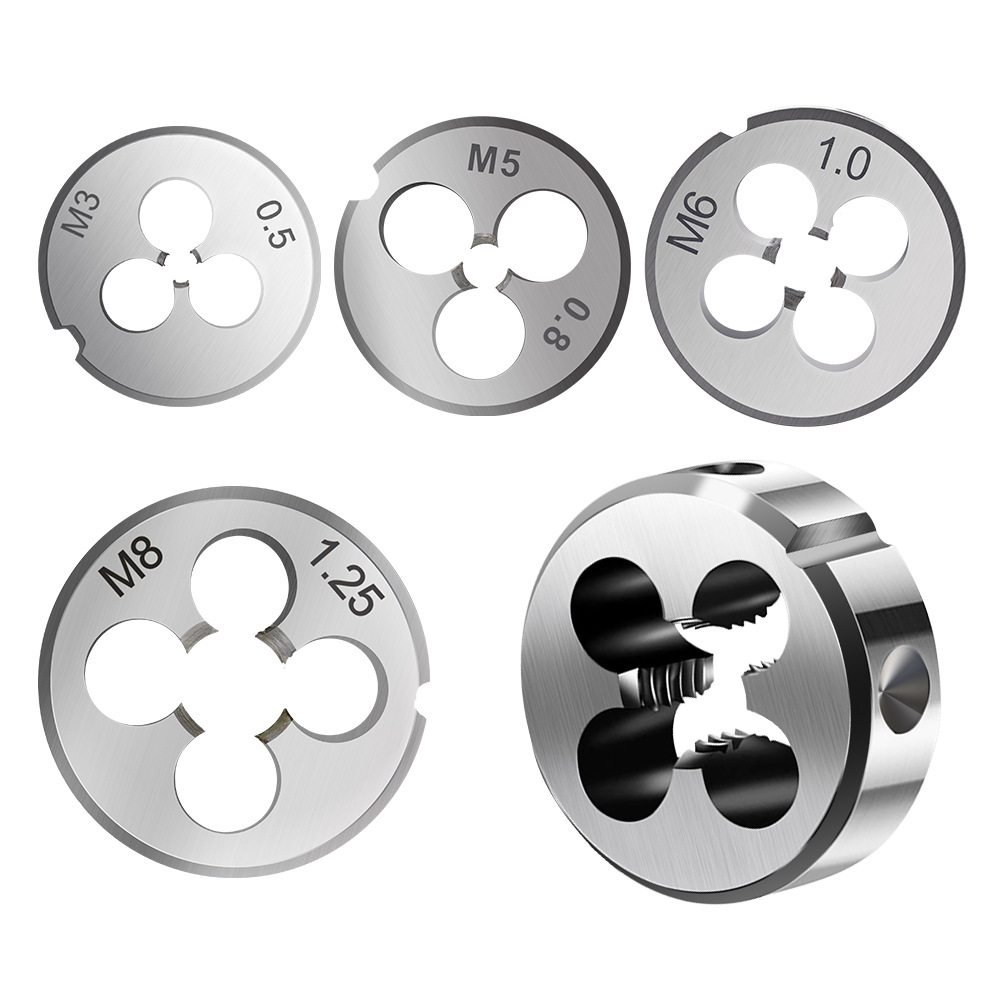 Wholesale of manual thread metric round thread M2-M52 multi-specification mechanical tool thread sets Item Picture