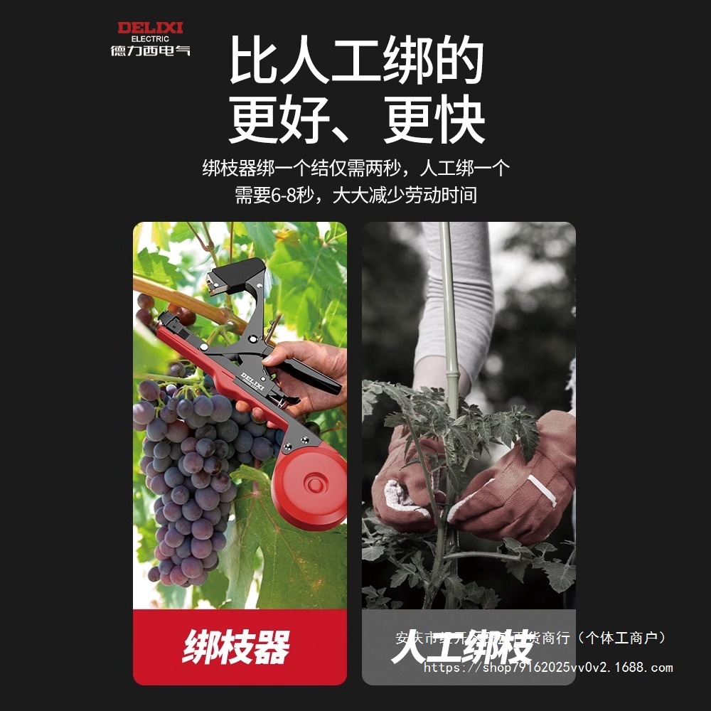 Delixi grape vine binding Machine, new type of vine binding helper, vine binding and branch binding tomato vine binding tool Item Picture