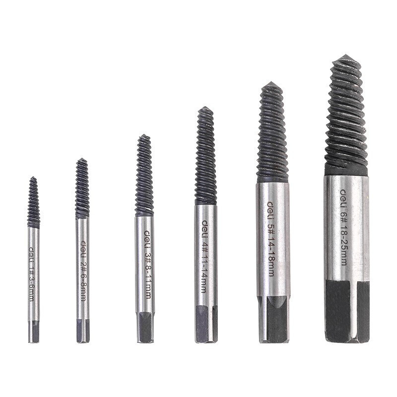 deli broken thread remover, screw remover, smooth thread inside, thread reverse thread, water pipe repair and disassembly Application Scenario