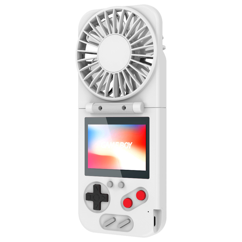 Cross-border creative folding mini Fan 500-in-1 handheld game console, convenient game console D-1 color screen game console details Picture