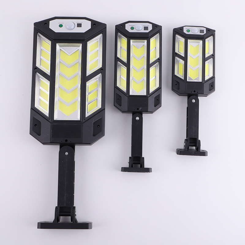 Cross-border new outdoor sun rainproof wall lamp, human-sensing garden lamp, household wall lighting remote control street lamp Specification drawing