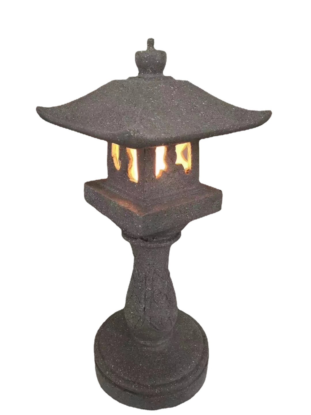 Simulated luminous stone lamps, fiberglass reinforced plastic landscape lamps, outdoor night scenes, waterproof parks, villas, courtyards, LED sculptures Item Picture
