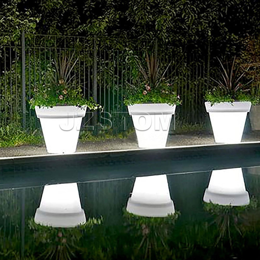 New solar-powered flowerpot lights, garden lights, luminous flowerpot lights, outdoor waterproof, festive atmosphere, lawn lights and garden lights Specification drawing