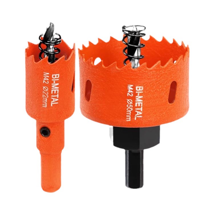 Hole opener, woodworking bimetallic multi-functional universal drilling tool, gypsum board, iron sheet, plastic, PVC, round drill bit Item Picture