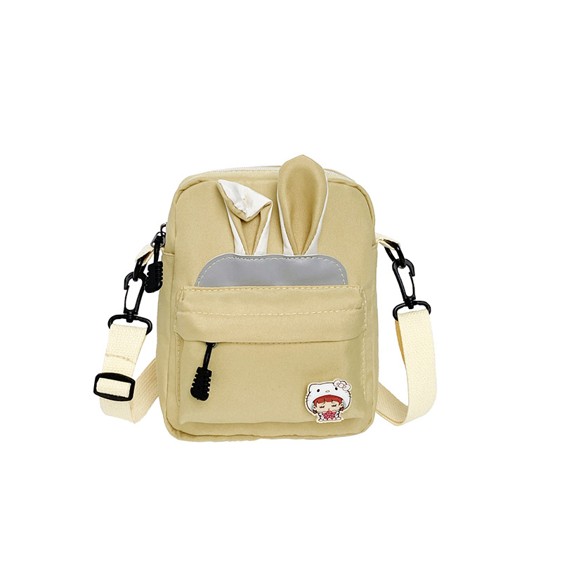 A new Korean-style cute rabbit-ear backpack for primary school students, suitable for both men and women, and a Japanese-style cute crossbody bag for young girls Item Picture