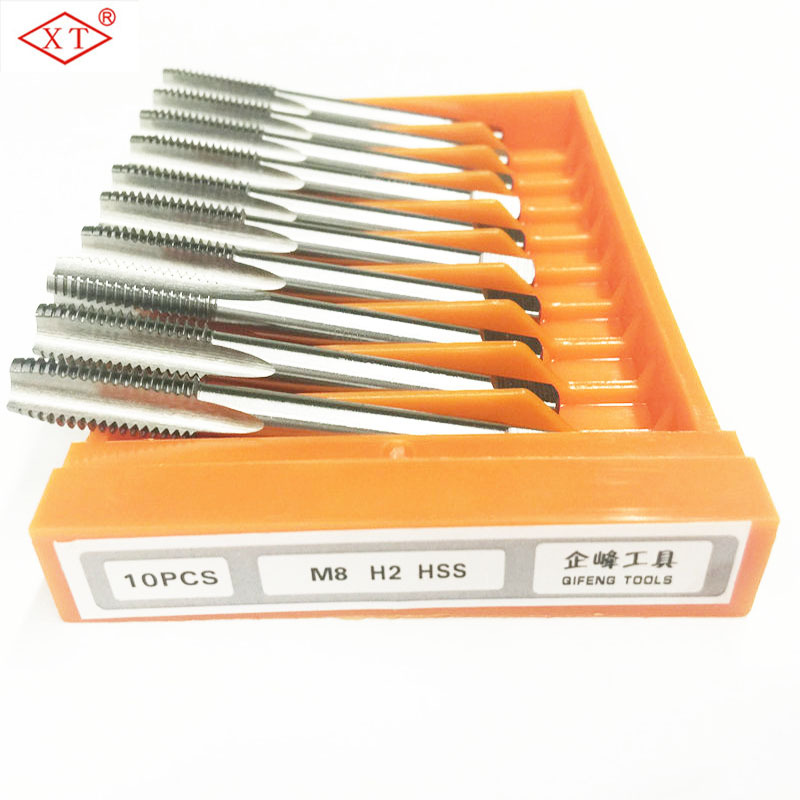 Qifeng straight groove taps 6542 high-speed steel machine taps, HSS taps, fully ground taps, taps wholesale M4, M5 details Picture