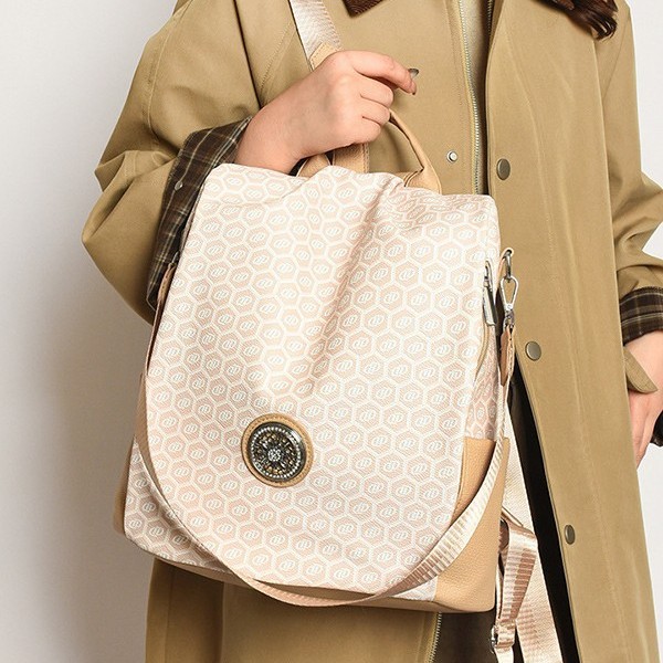 The new Fashion 2025 backpack and crossbody bag for women are simple, versatile, multi-functional and casual. It's a popular women's bag details Picture
