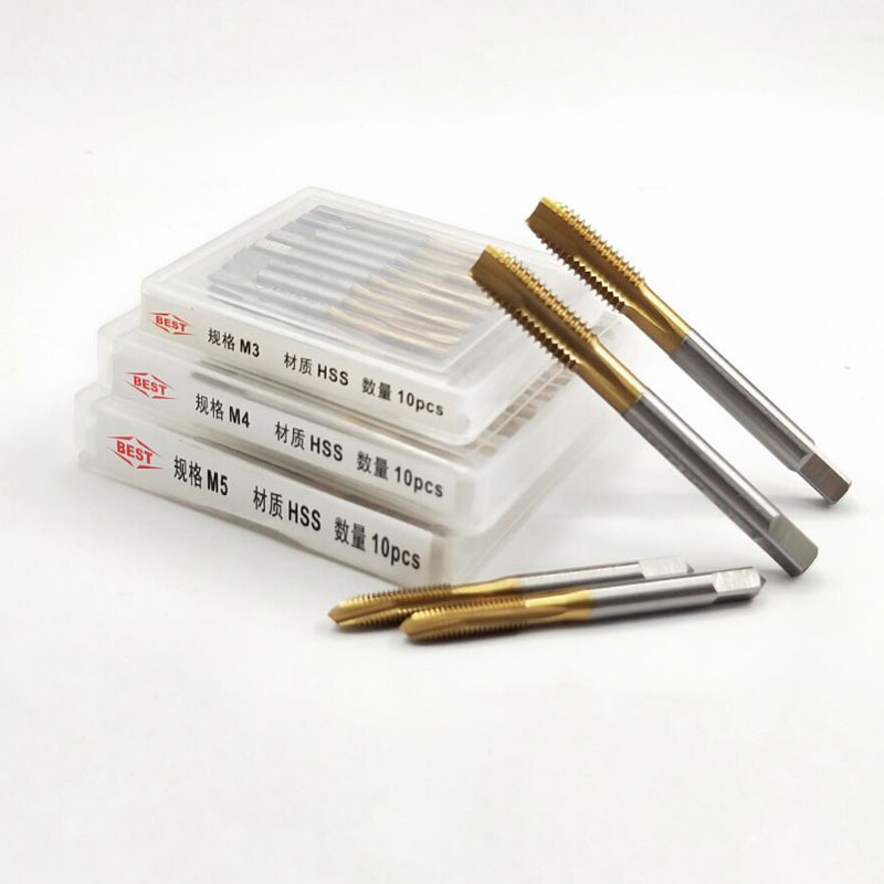 BEST Titanium-coated tip taps, threaded taps, titanium-coated spiral taps M2/3/4/5/6/8/10 Application Scenario