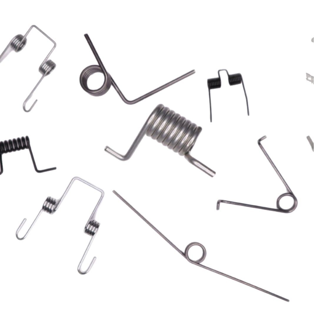 Customized production and processing of stainless steel high-elasticity torsion springs for toys, lamps, clips, and galvanized springs details Picture
