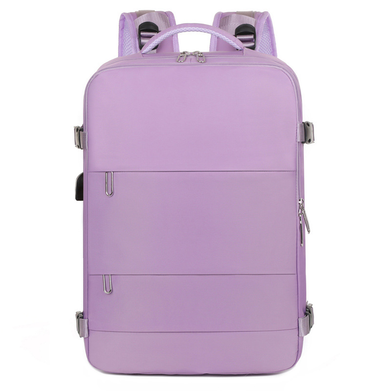 A new cross-border durable and fashionable expansion travel backpack, 16-inch computer bag, simple commuting and business backpack Item Picture