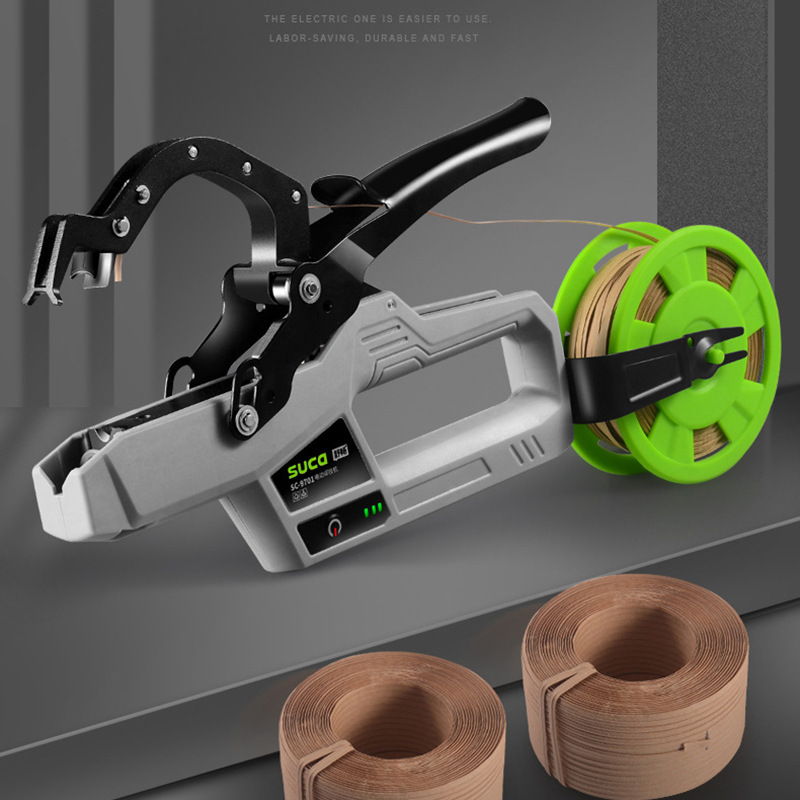 Garden tools: Grape branch binding machine, agricultural fruit tree tomato vine binding machine, fruit and vegetable binding machine, manual tape binding machine details Picture