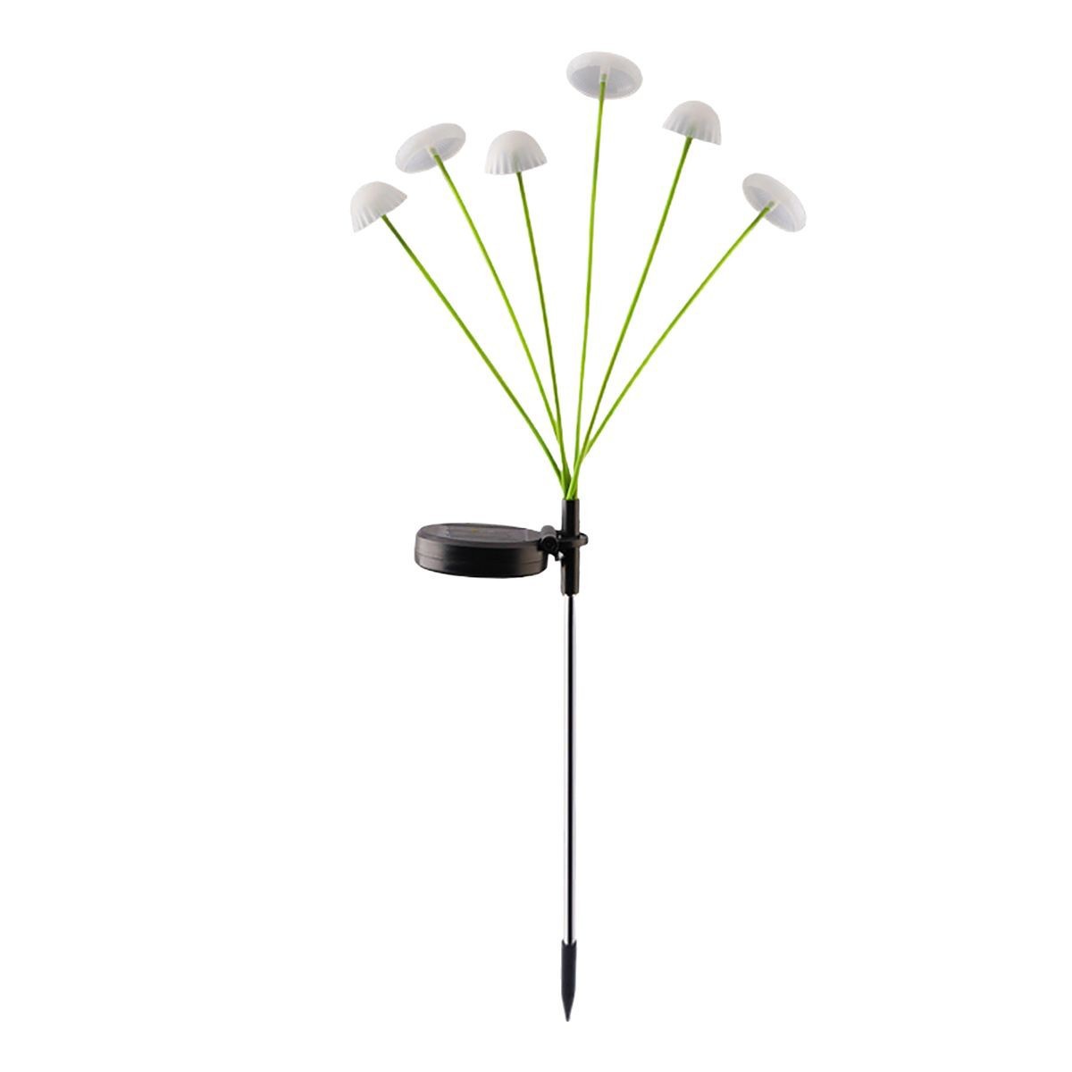 Cross-border LED solar jellyfish lamp, silicone mushroom ground insert lamp, outdoor garden and courtyard atmosphere decoration lawn lamp Item Picture