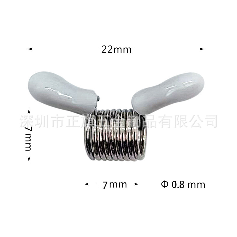 DIY jewelry with beaded stop spring, anti-drop wire spring, string beaded stop clamp undefined