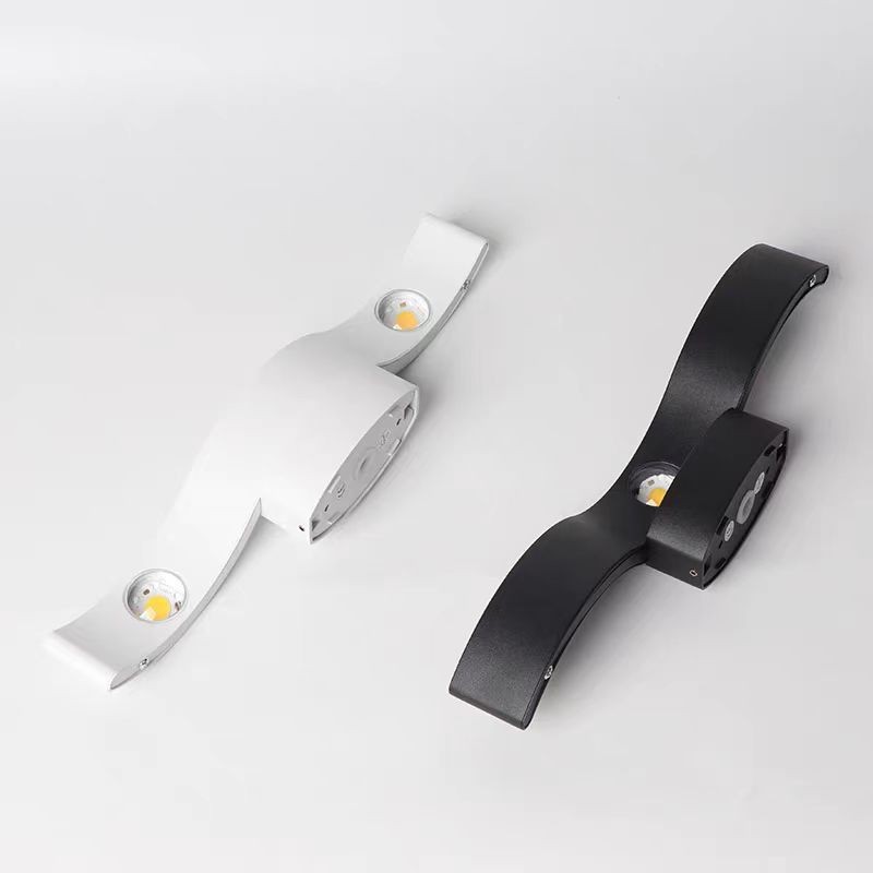 LED outdoor waterproof wall lamps, modern and simple corridor lights, exterior column head lights, villa storefront signboard spotlights Item Picture