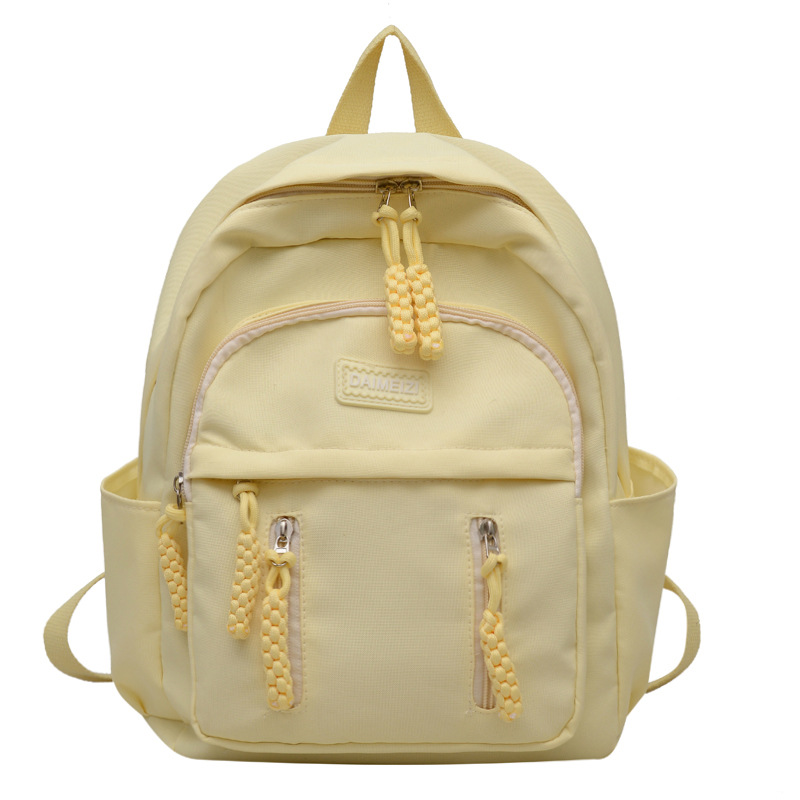 Simple small backpack for girls, study bag, commuting bag, mom's casual and versatile travel light backpack Item Picture