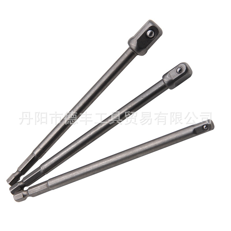 8pc adapter, adapter rod, electric screwdriver adapter, 1/2, 3/8, 1/4 hexagonal socket, pneumatic Item Picture