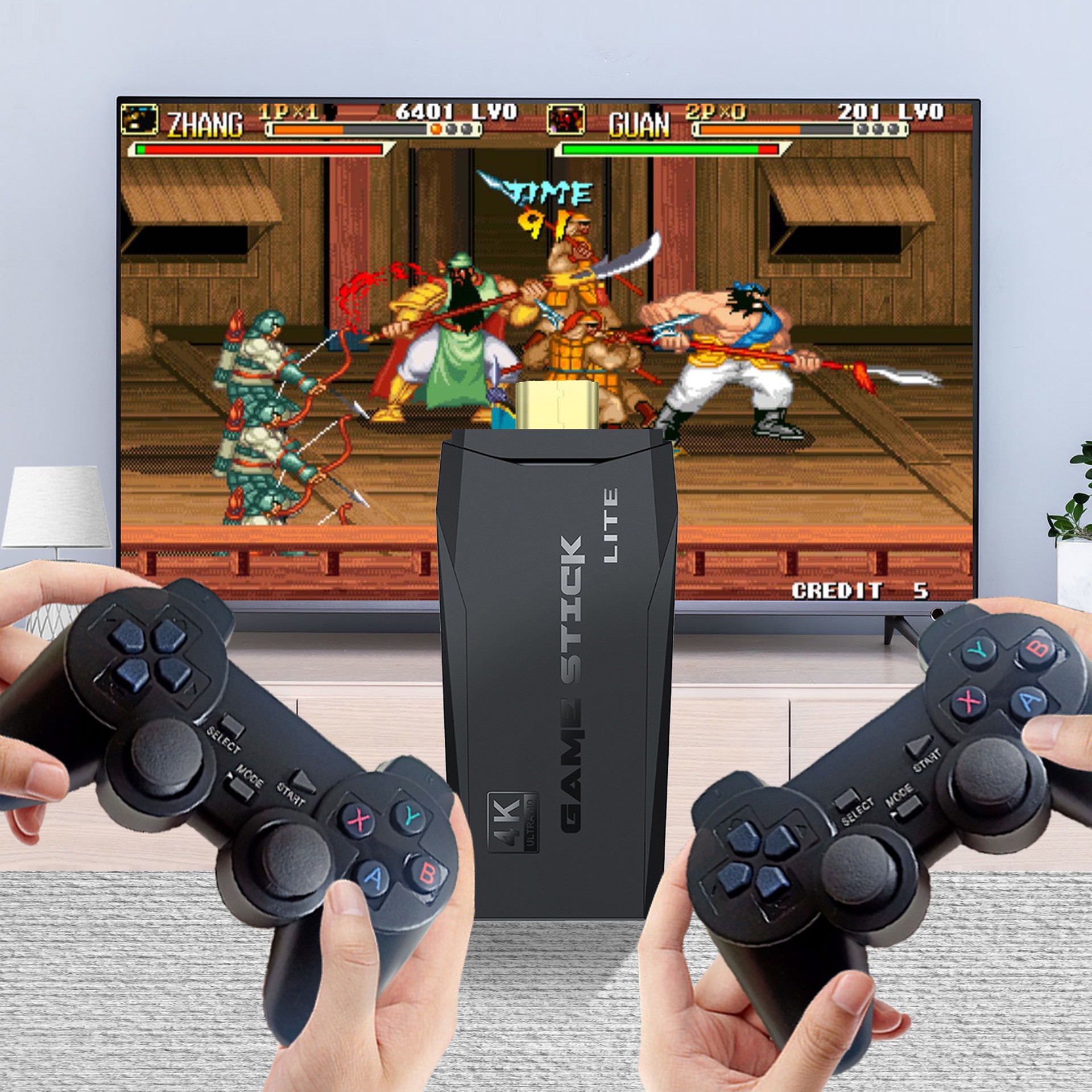 Cross-border M8 game console, 2.4G high-definition wireless controller game console, PS1 retro arcade, two-player home game console details Picture
