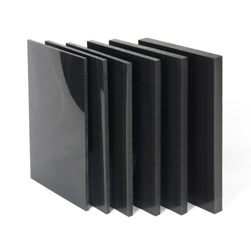 Black plastic sheet, PE polyethylene hard plastic sheet, wear-resistant black nylon sheet, ABS POM PP rubber sheet Item Picture
