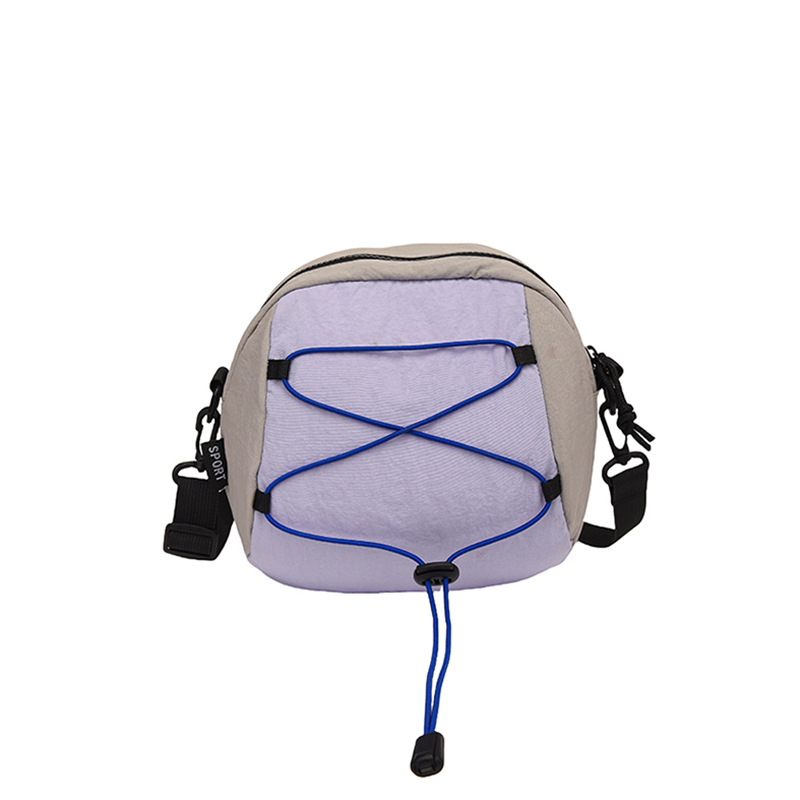 A large-capacity women's fashion 2024 new niche design single-shoulder crossbody sporty canvas bag Item Picture