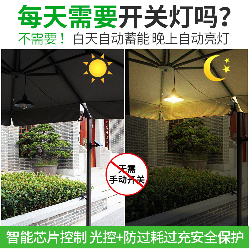 Yinglang solar chandelier, outdoor courtyard garden, corridor, outdoor solar hanging lamp, ironwork retro lamp Specification drawing