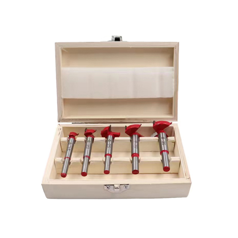 Woodworking hole opener set, positioning hinge, wooden board, door panel, gypsum board, plastic hole drill and reamer drill bit Item Picture