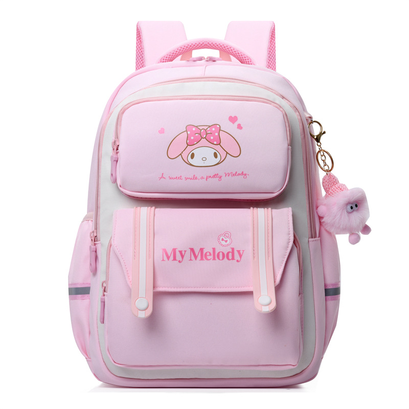 Cross-border Kulomi schoolbag for girls, new style for primary school students, grades 1 to 6, girls 2 and 3, lightweight children's backpack details Picture