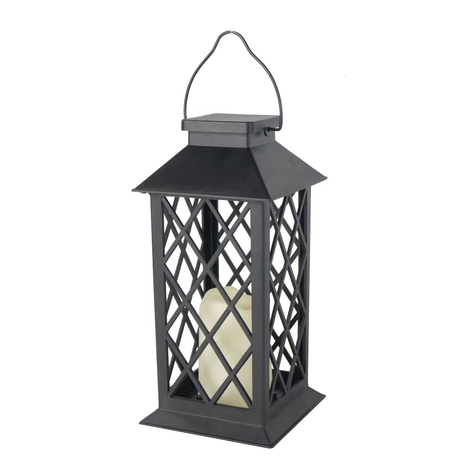 Amazon vintage outdoor solar candle wind lamp Garden lawn villa decorative landscape light Application Scenario