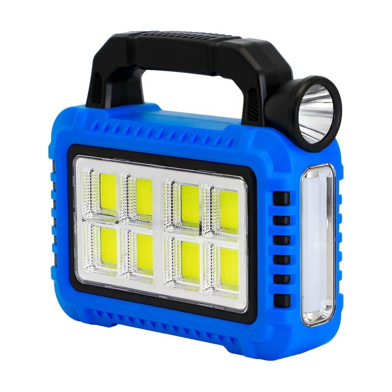 New solar-powered multi-functional portable lamp, outdoor high-intensity lighting searchlight, emergency work light, flashlight Application Scenario