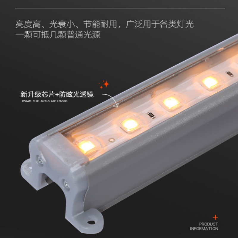 Gem LED fully potting waterproof outdoor strip light, outdoor waterproof strip light, bridge engineering lighting spotlight details Picture