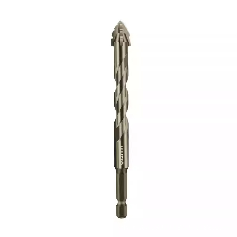 The new upgraded four-edge sawtooth eccentric dry drill bit for full ceramic tiles, glass, marble, concrete and stainless steel Item Picture