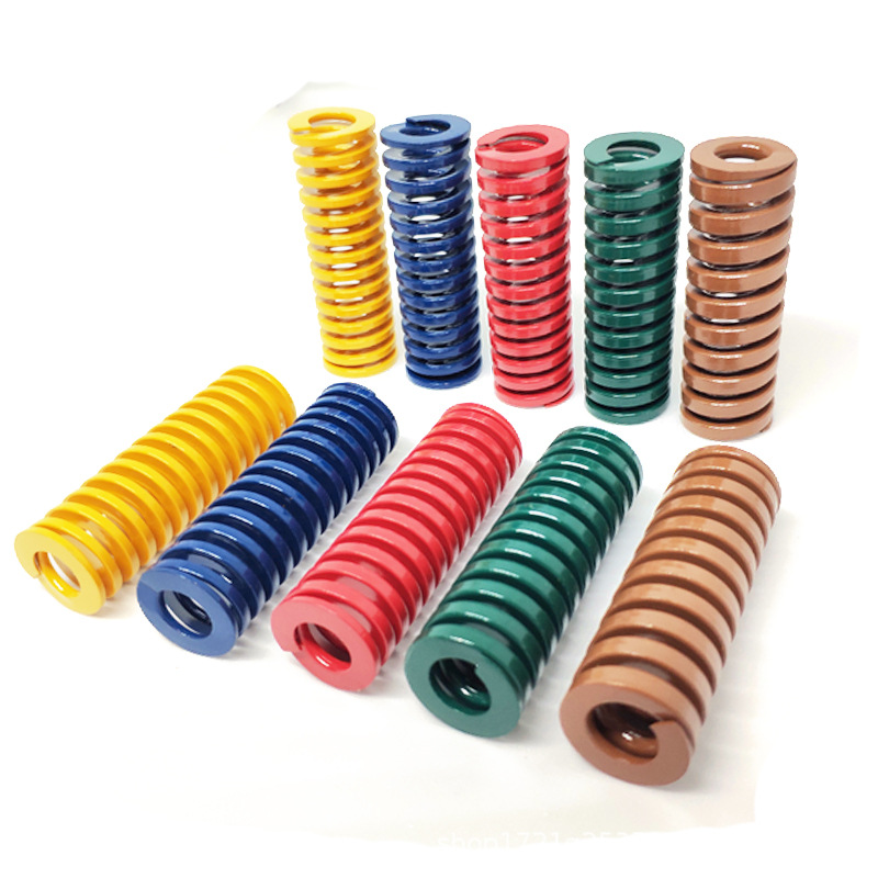 Mold springs in yellow, blue, red, green, brown, Shenzhen Misimi standard high-temperature resistant accessories, compressed rectangular flat wires Item Picture