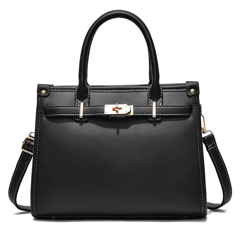 2021 New fashionable and elegant middle-aged women's bag, mom's style handbag, large capacity single-shoulder crossbody bag Item Picture