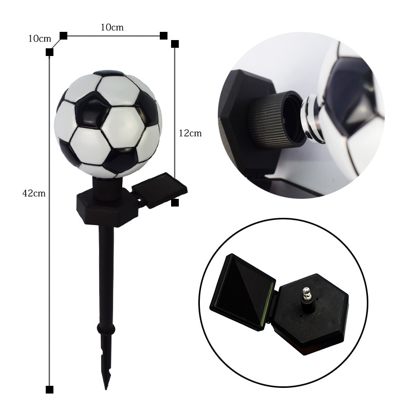 Cross-border new solar outdoor light, World Cup football, courtyard decoration, villa garden, waterproof lawn landscape light Application Scenario