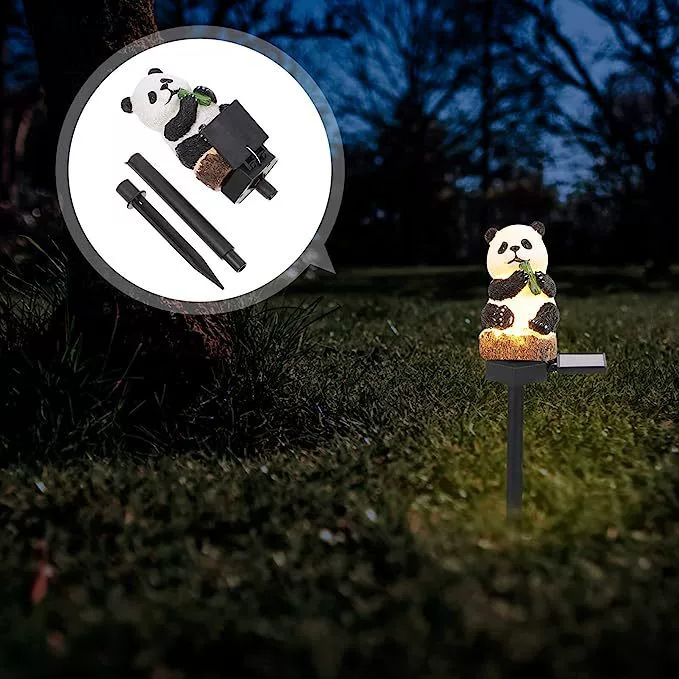Outdoor solar landscape lights, simulated animal ground insert lights, villa courtyard decorative atmosphere lights, LED lawn lights Specification drawing