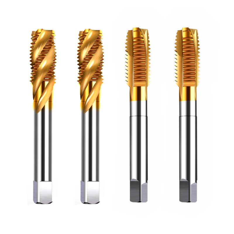 Factory direct sales of machine spiral taps, high-speed steel titanium-coated cobalt-containing taps, stainless steel drilling tools, end taps Item Picture